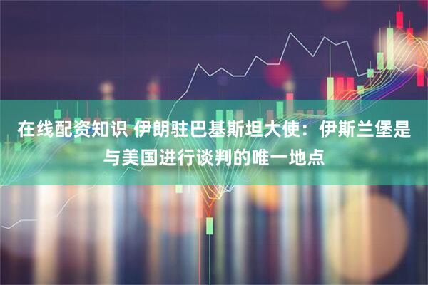 在线配资知识 伊朗驻巴基斯坦大使：伊斯兰堡是与美国进行谈判的唯一地点